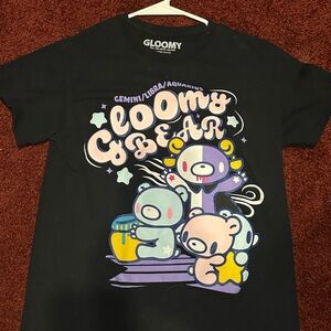 Gloomy Bear Black Graphic Tee